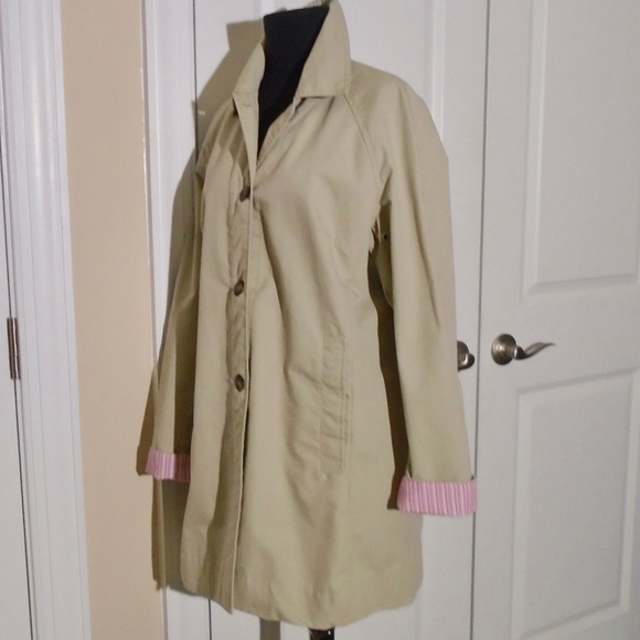 COLUMBIA Cotton Canvas Khaki Rain/Utility Jacket *FIRM PRICE* - Picture 2 of 5